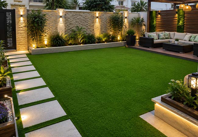 artificial grass installation in dubai
